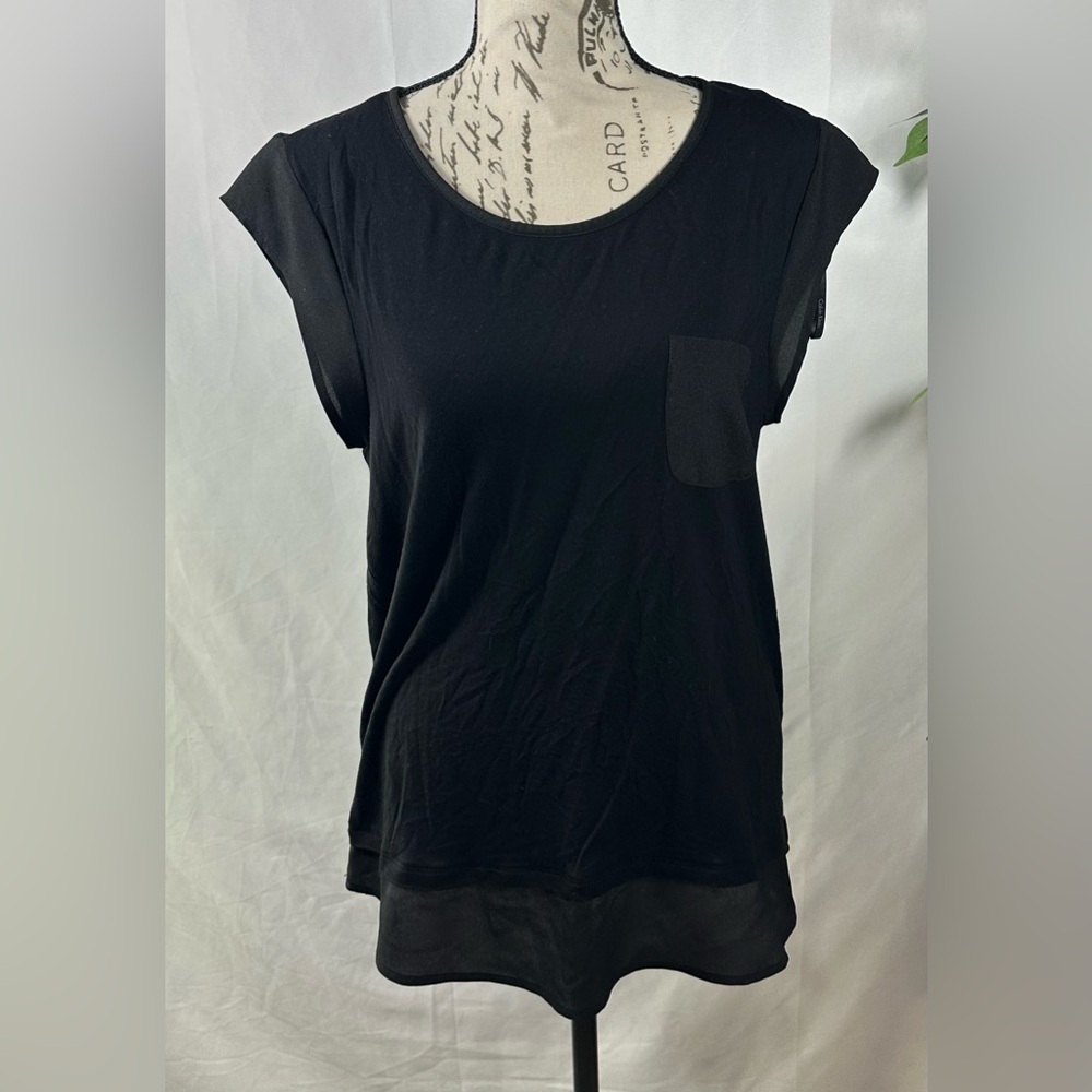 Calvin Klein Black Women's Blouse - Picture 3 of 12